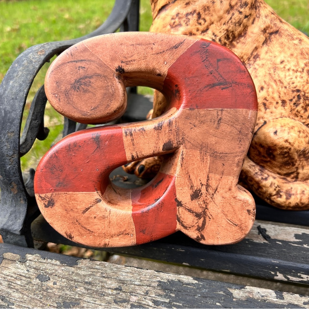 🐦‍🔥2 for $20🐦‍🔥 Chunky vintage ceramic letter a